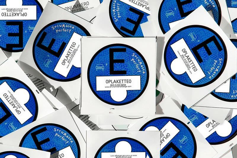 Colaj al E-Plakette pentru Germania