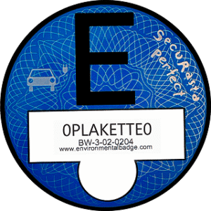 E-Plakette albastră pentru Germania